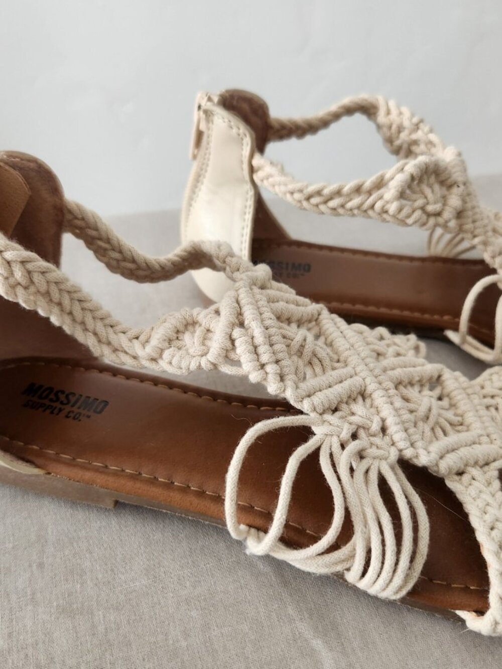 NWOT Mossimo Supply Co crocheted sandles, size 8 - Picture 7 of 7